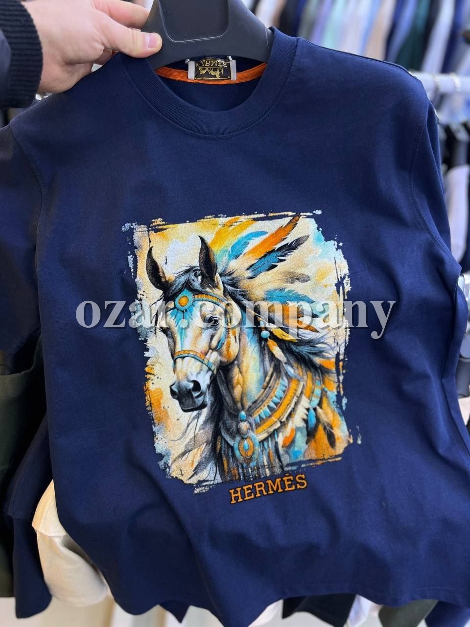 Мужская Футболка Hermes