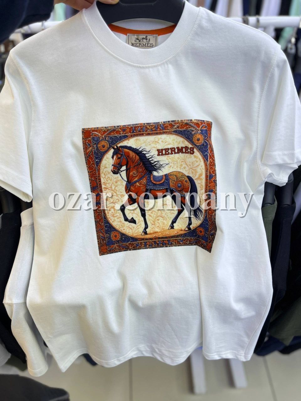 Мужская Футболка Hermes