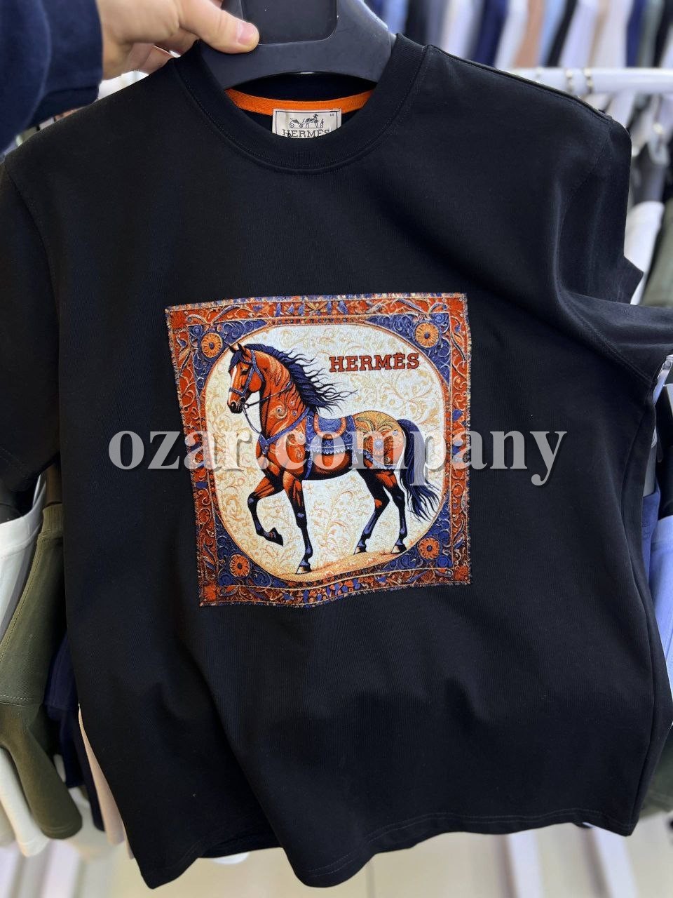 Мужская Футболка Hermes