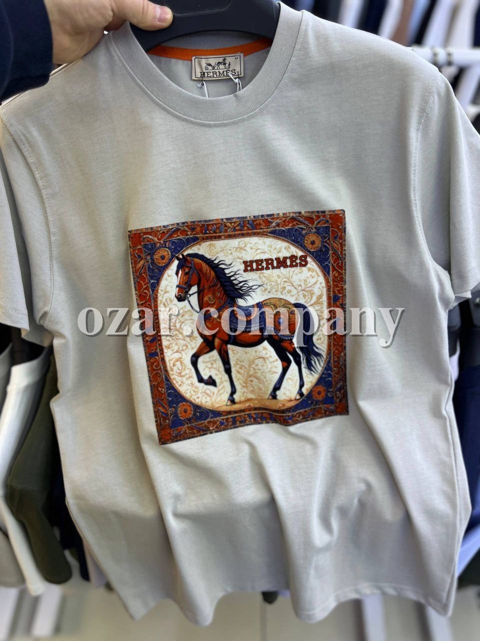 Мужская Футболка Hermes