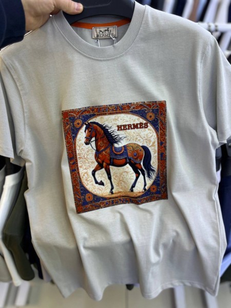 Мужская Футболка Hermes