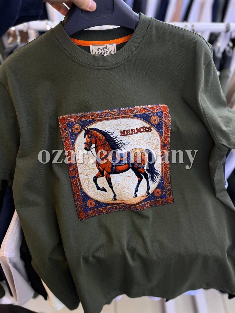 Мужская Футболка Hermes