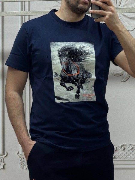 Мужская Футболка Hermes