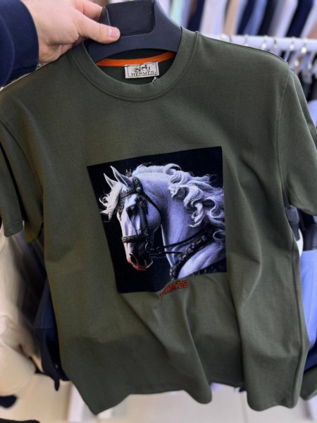 Мужская Футболка Hermes