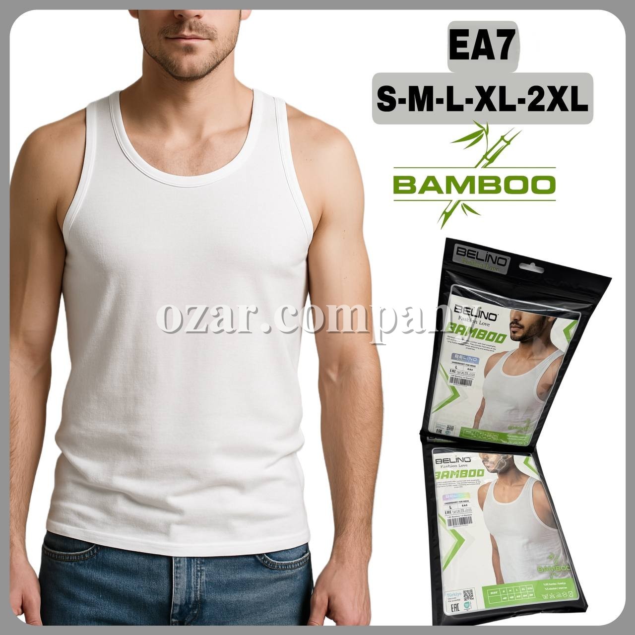 Майка Мужская Belino (S/M/L/XL/2XL)