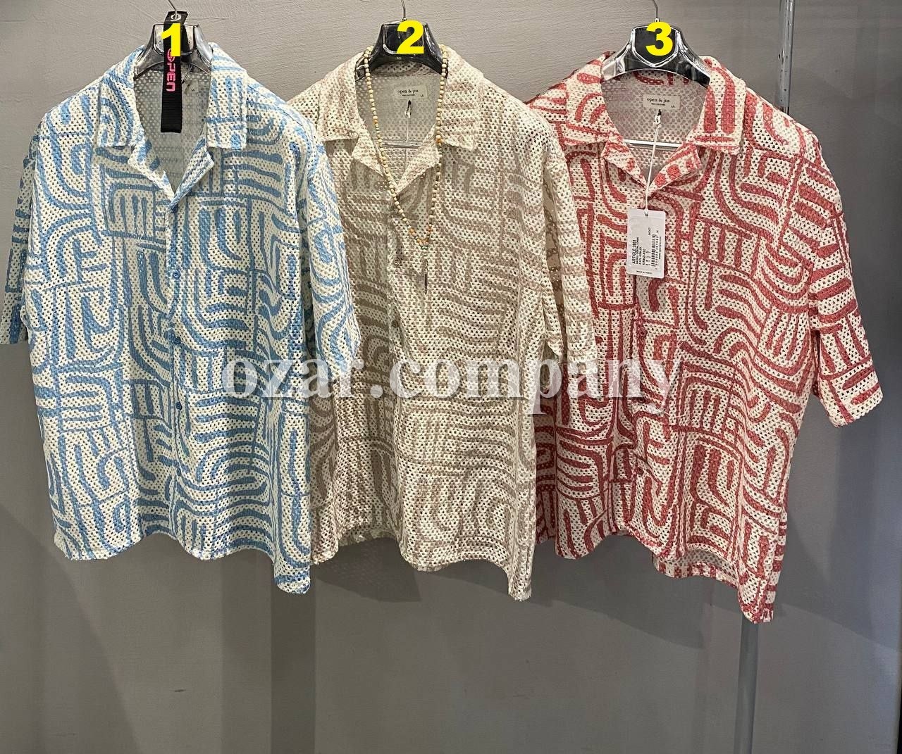 Мужская Рубашка Open