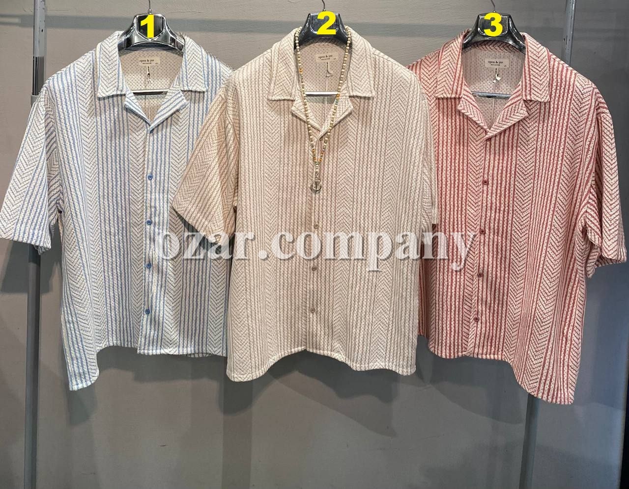 Мужская Рубашка Open