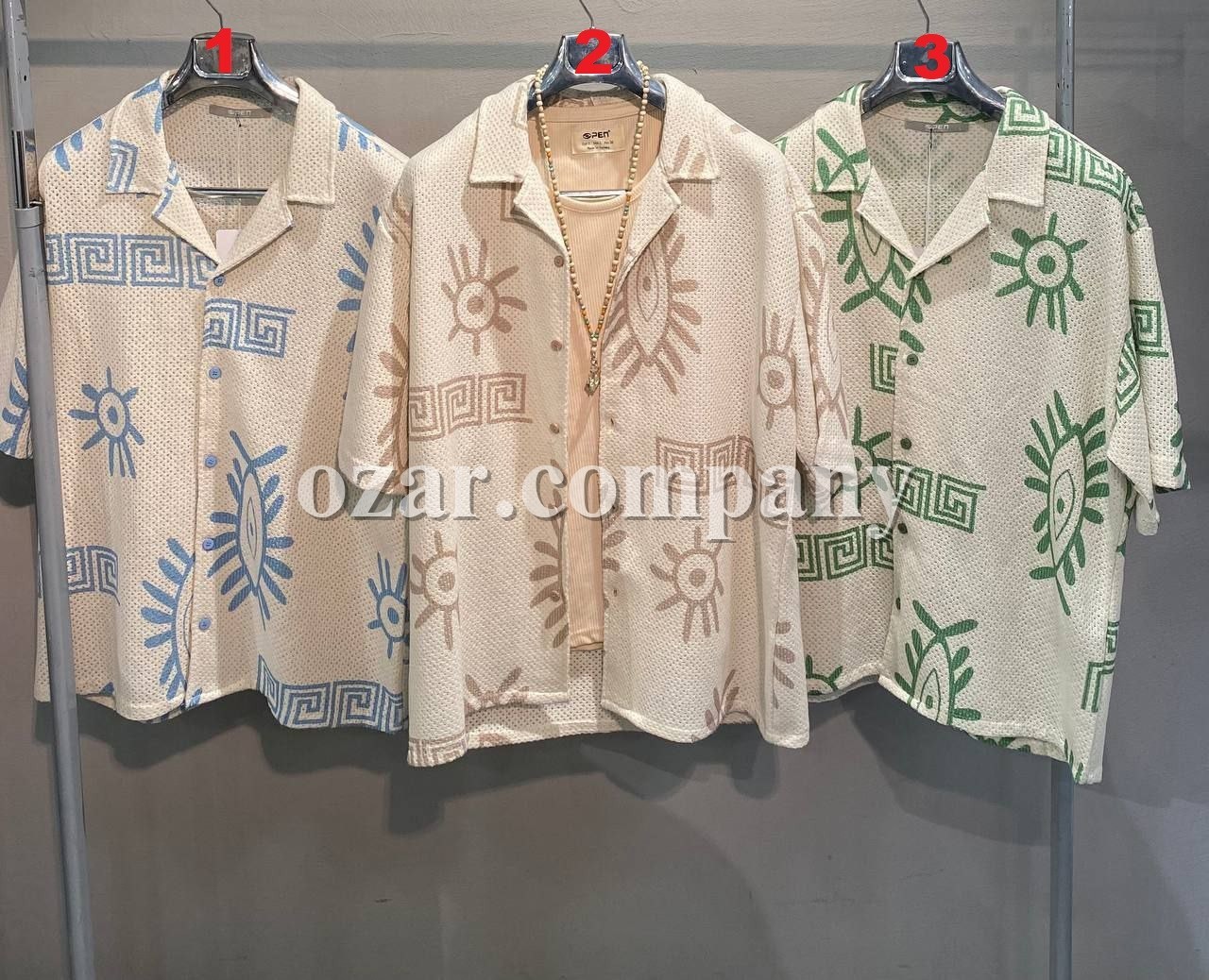 Мужская Рубашка Open