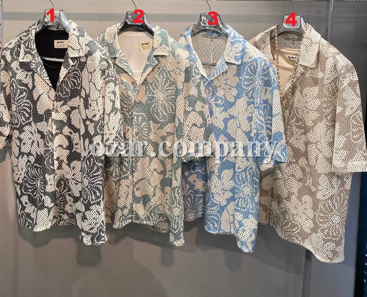 Мужская Рубашка Open