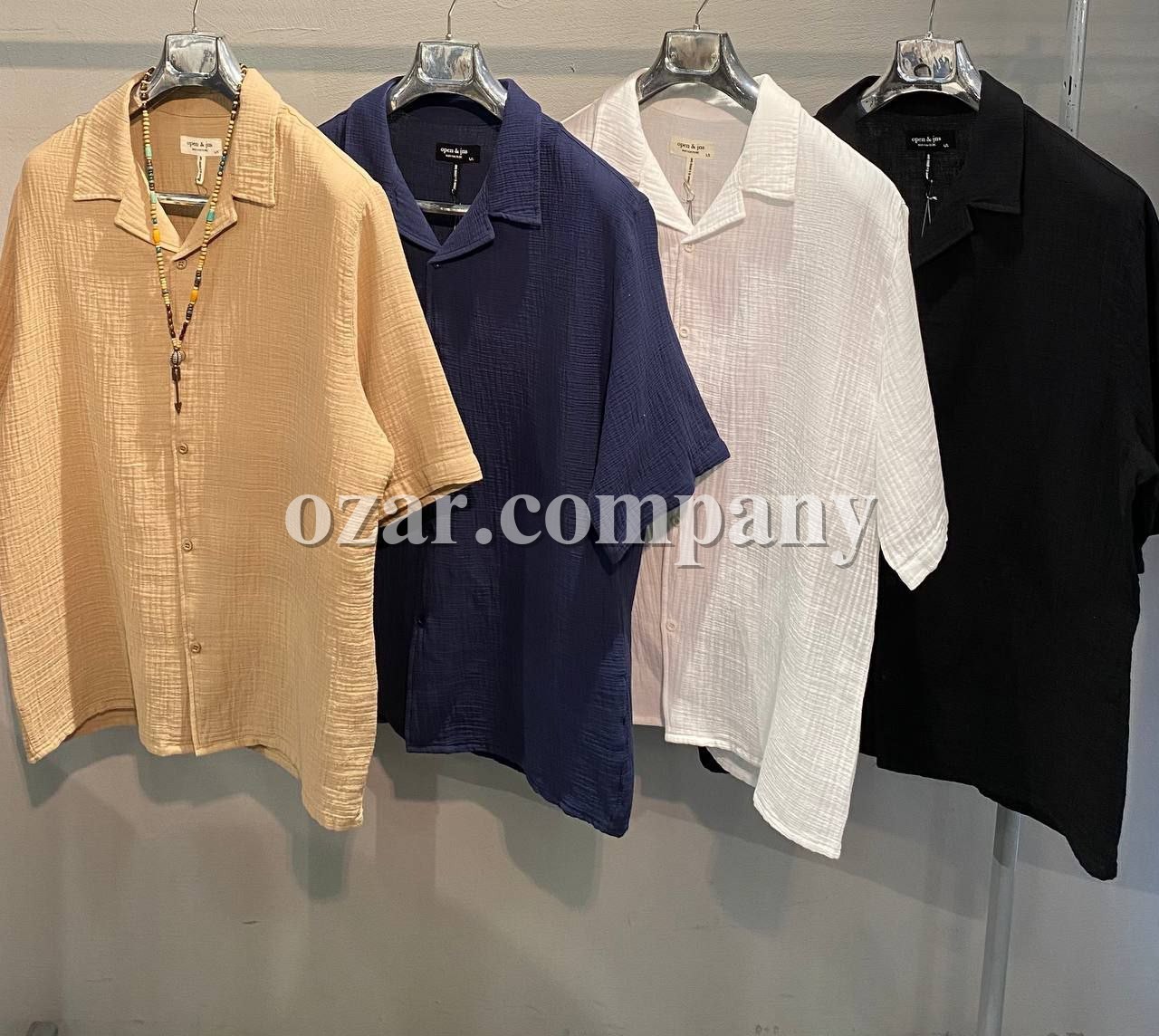 Мужская Рубашка Open