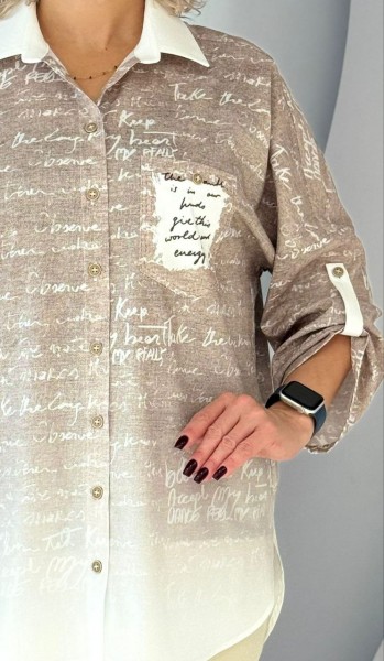 Женская Рубашка Aras (Большие размеры)