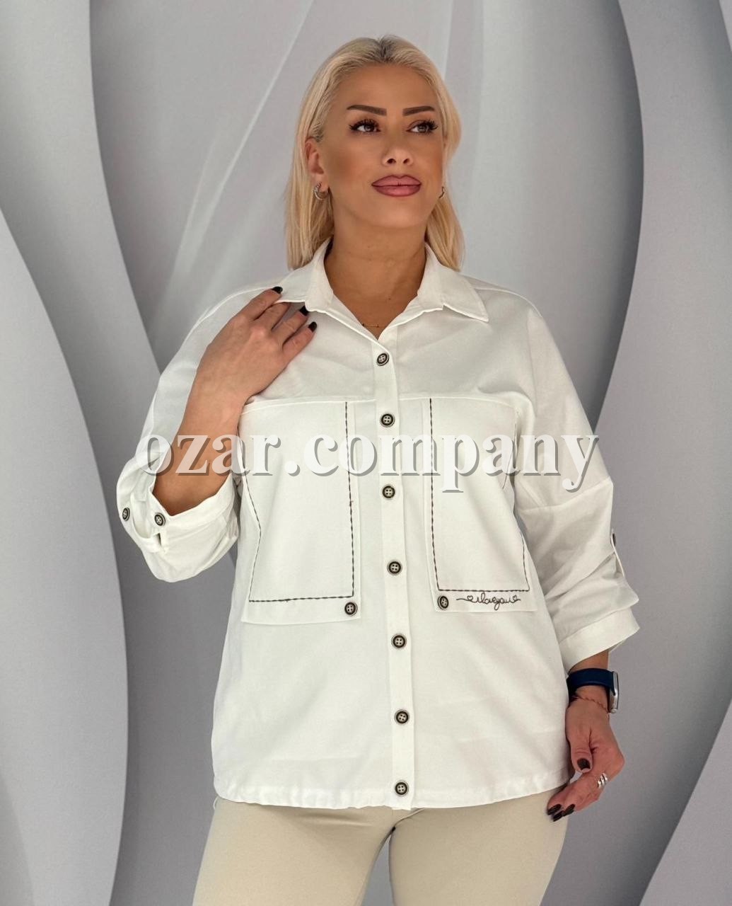 Женская Рубашка Aras (Большие размеры)