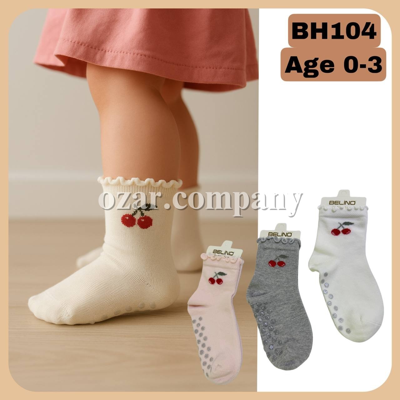 Носки Для Девочки Belino (0-6мес.)