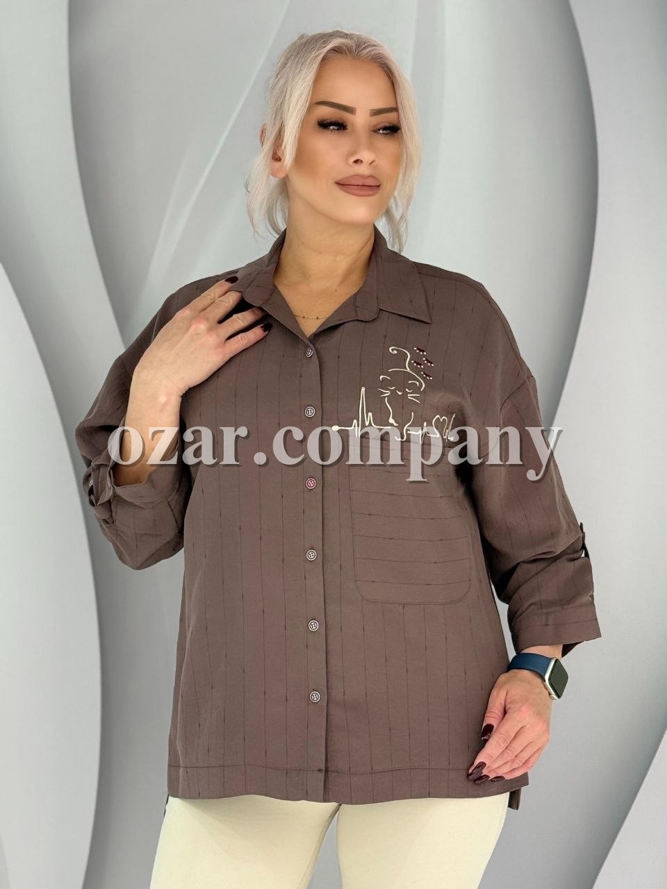 Женская Рубашка Aras (Большие размеры)