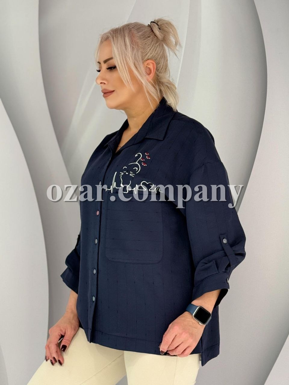 Женская Рубашка Aras (Большие размеры)