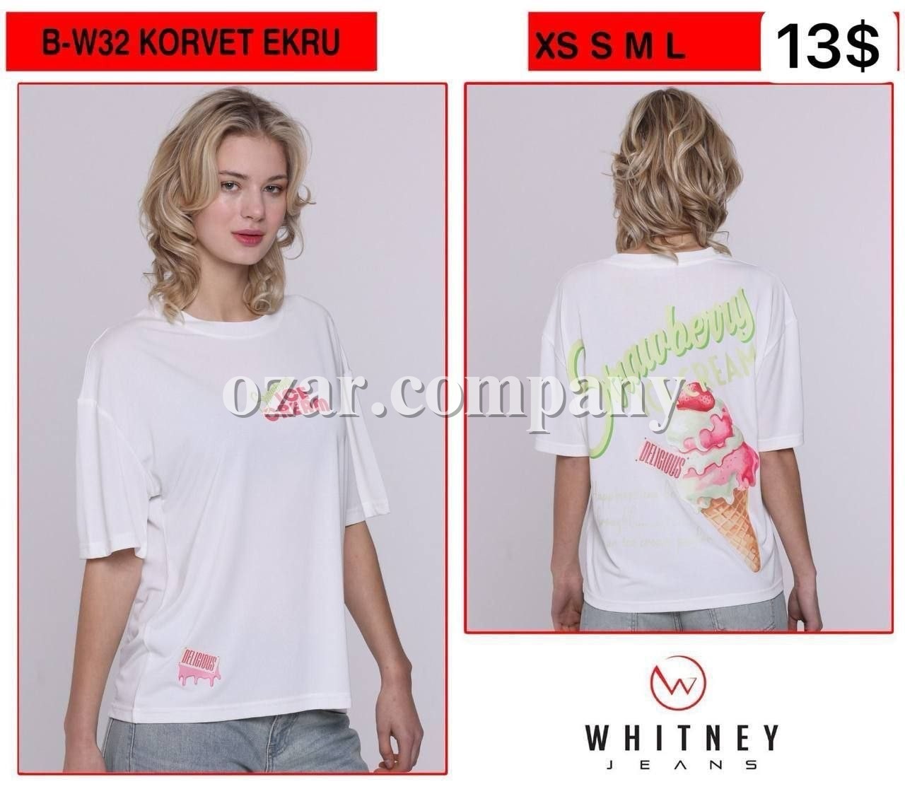 Женская Футболка Whitney