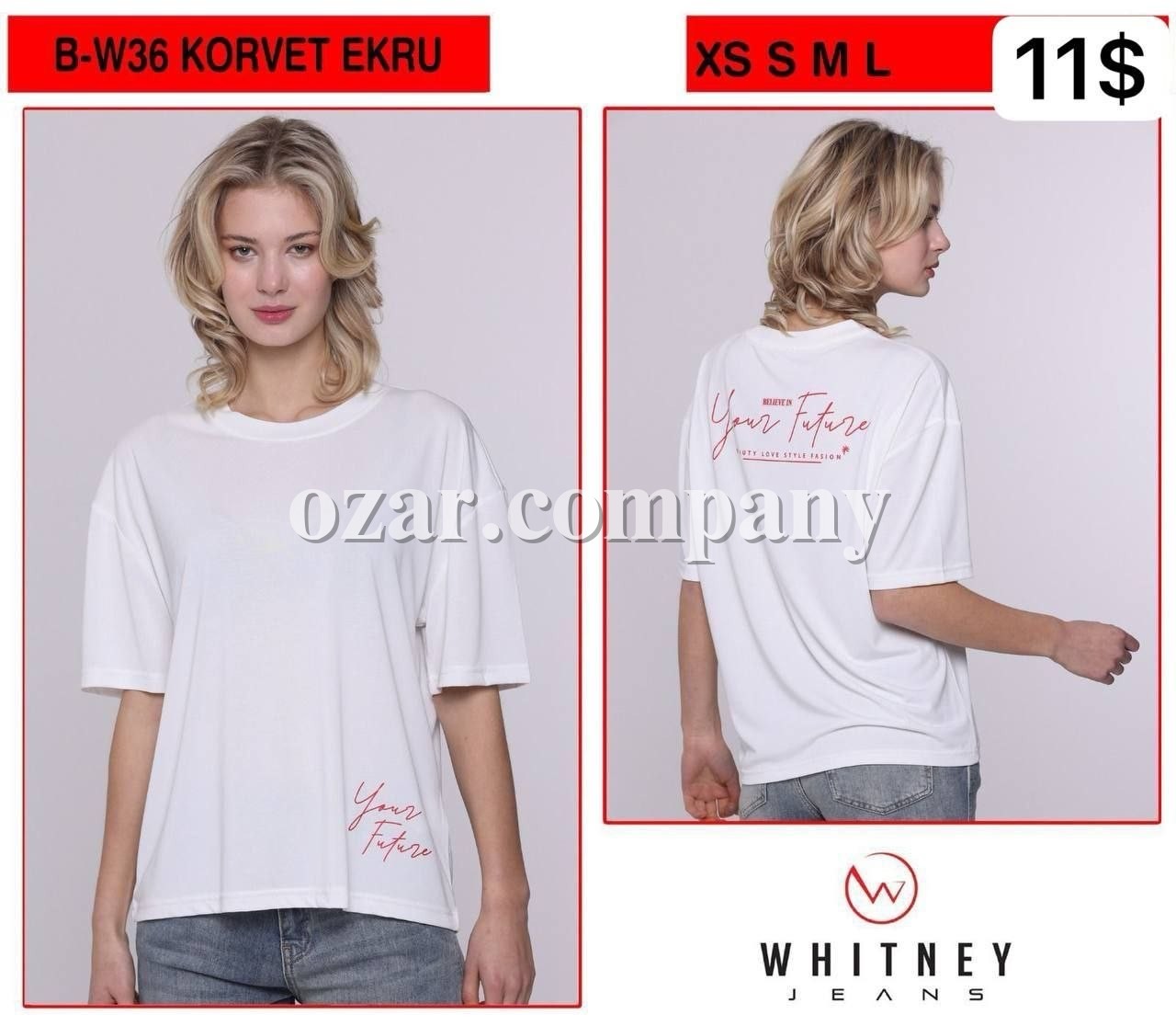 Женская Футболка Whitney