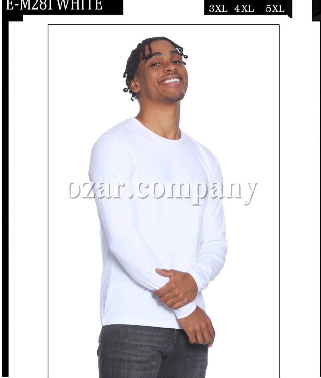 Мужской Лонгслив Whitney (Большие размеры)