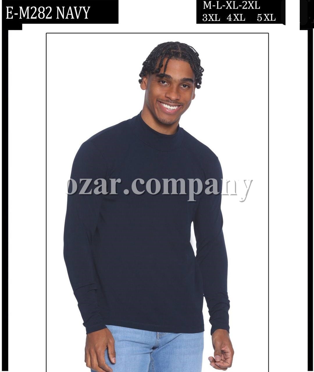 Мужской Лонгслив Whitney (Большие размеры)