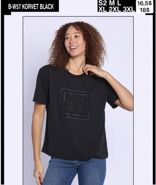 Женская Футболка Whitney (Большие размеры)