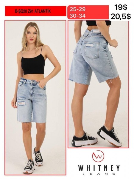Женские Джинсовые Шорты Whitney (Большие размеры)
