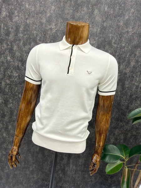 Мужская Трикотажная Футболка Prada