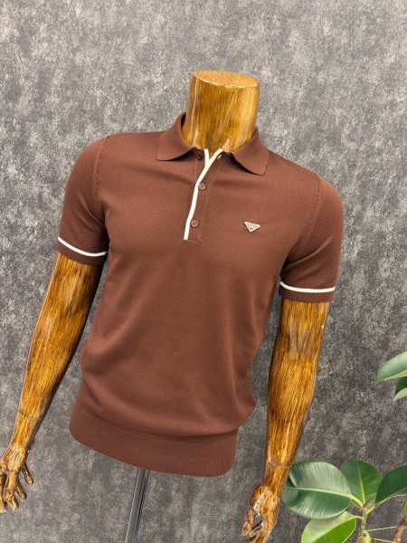 Мужская Трикотажная Футболка Prada