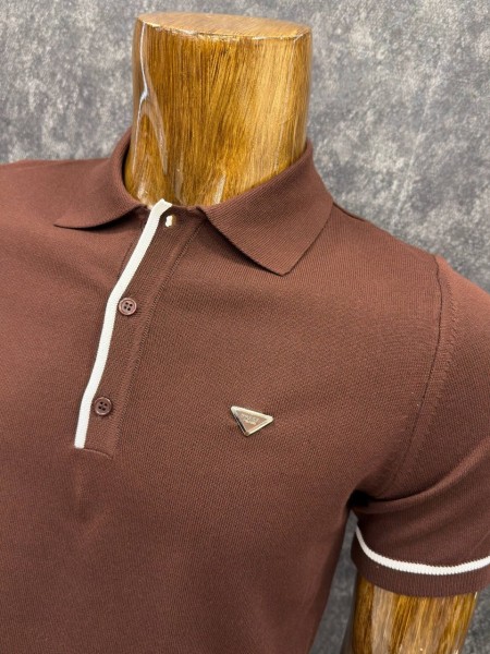 Мужская Трикотажная Футболка Prada