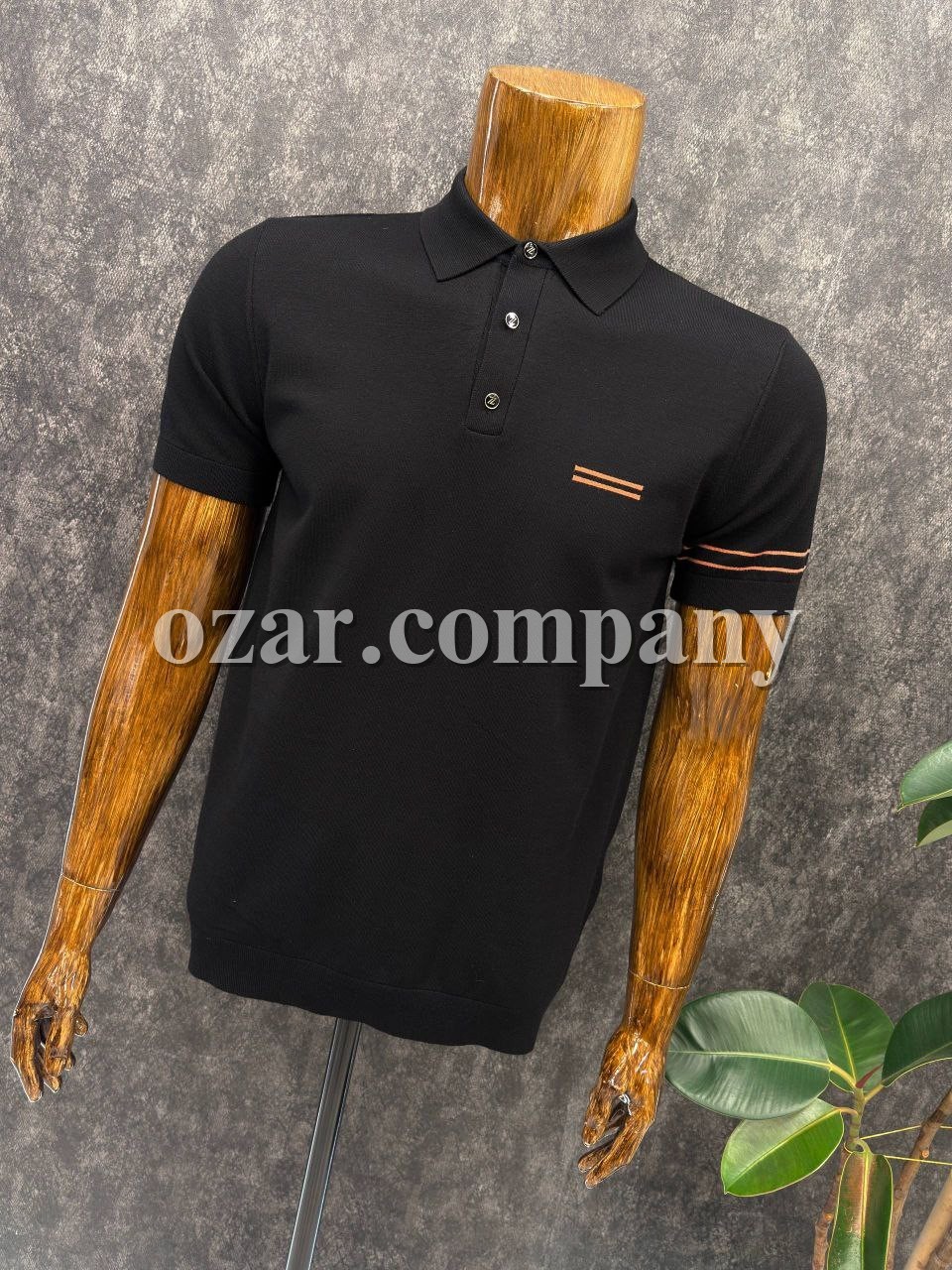 Мужская Трикотажная Футболка Zegna