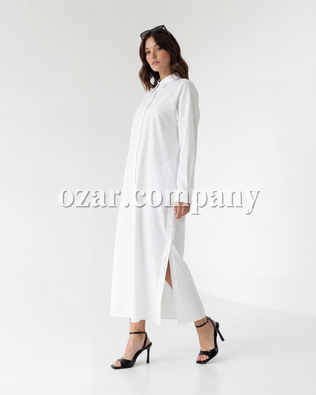 Женское Платье-Рубашка Fame