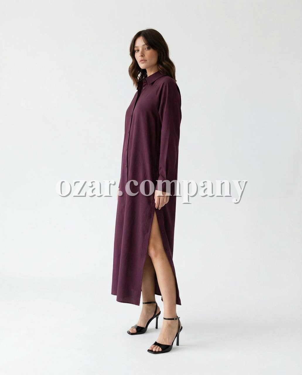 Женское Платье-Рубашка Fame