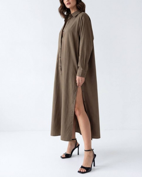 Женское Платье-Рубашка Fame