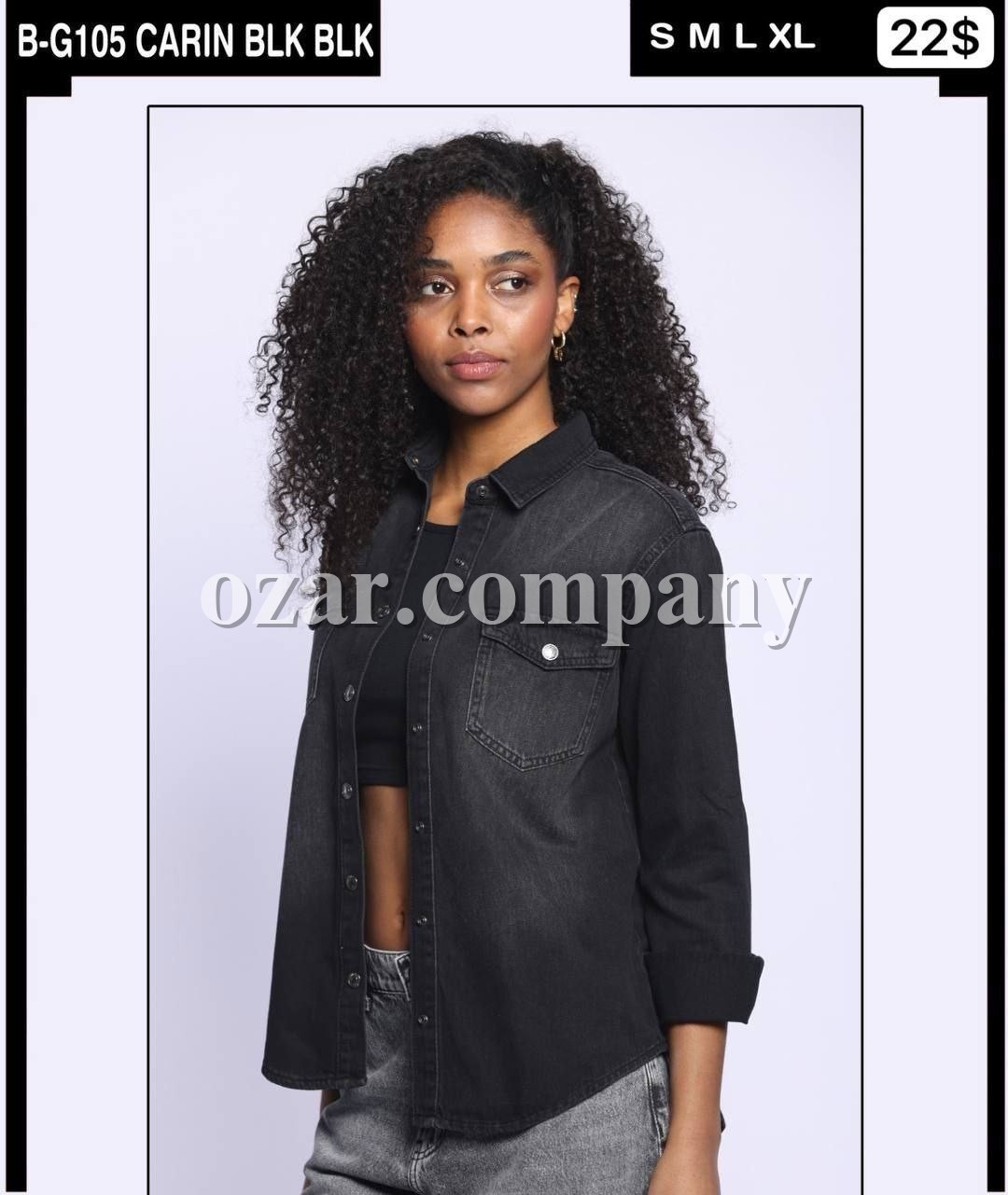 Женская Джинсовая Рубашка Whitney