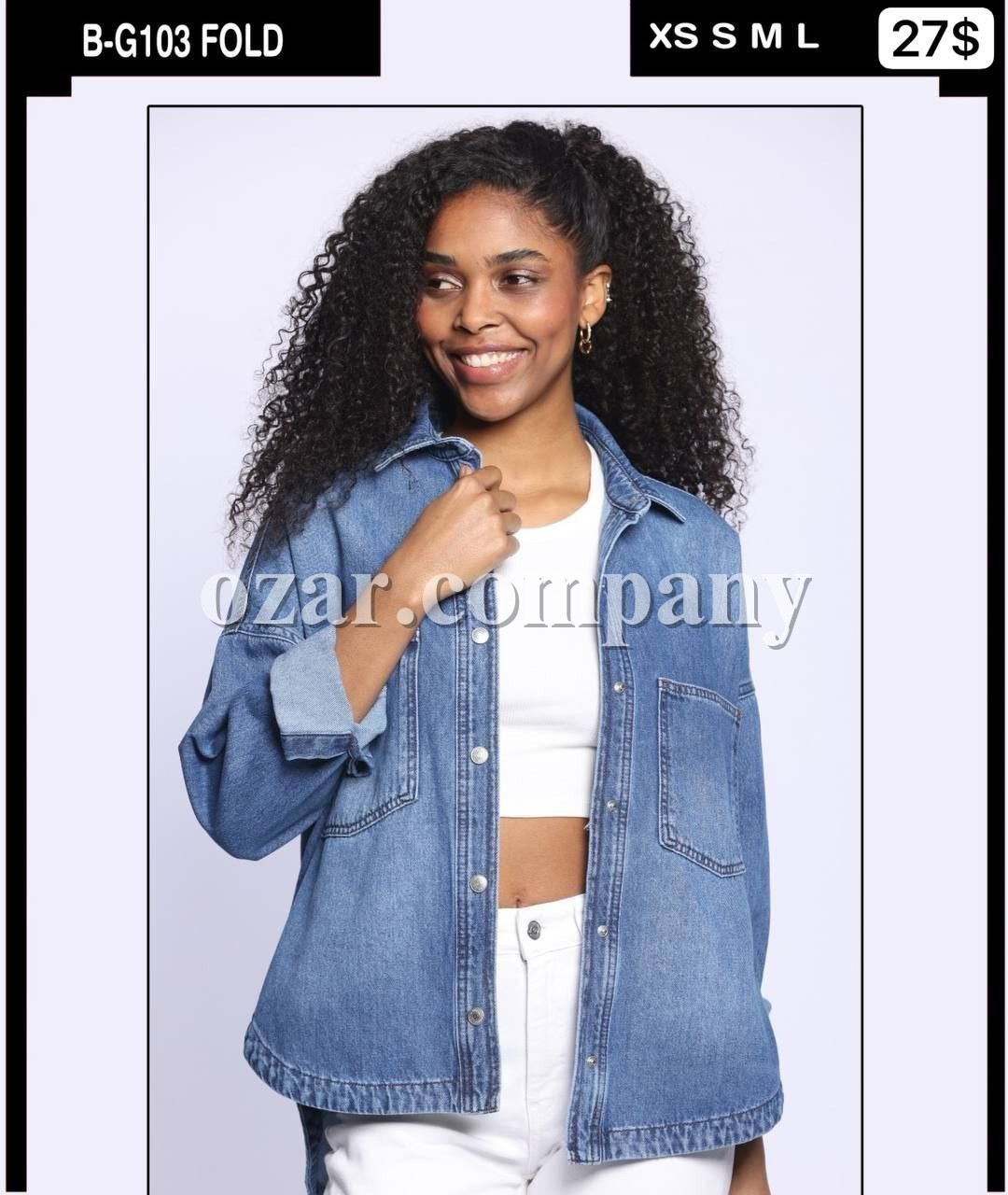 Женская Джинсовая Рубашка Whitney