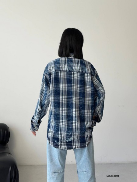 Женская Джинсовая Рубашка Shezzen