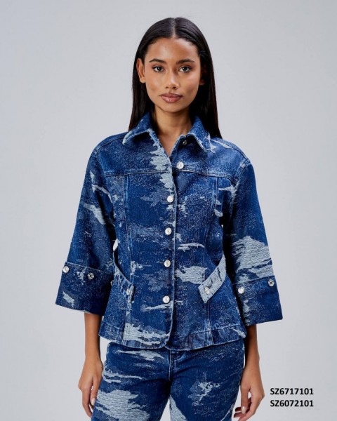Женский Джинсовый Пиджак Shezzen