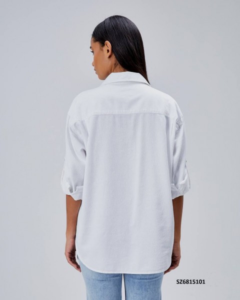 Женская Джинсовая Рубашка Shezzen