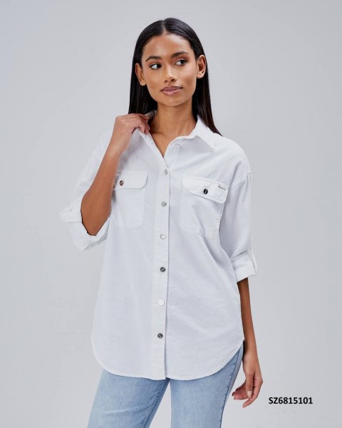 Женская Джинсовая Рубашка Shezzen