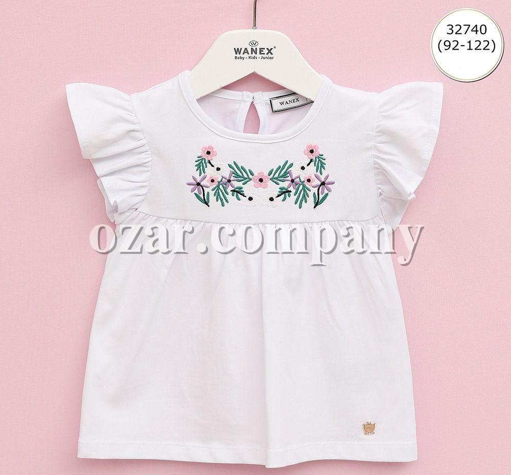 Футболка Для Девочки Wanex (2-3-4-5-6-7лет) 