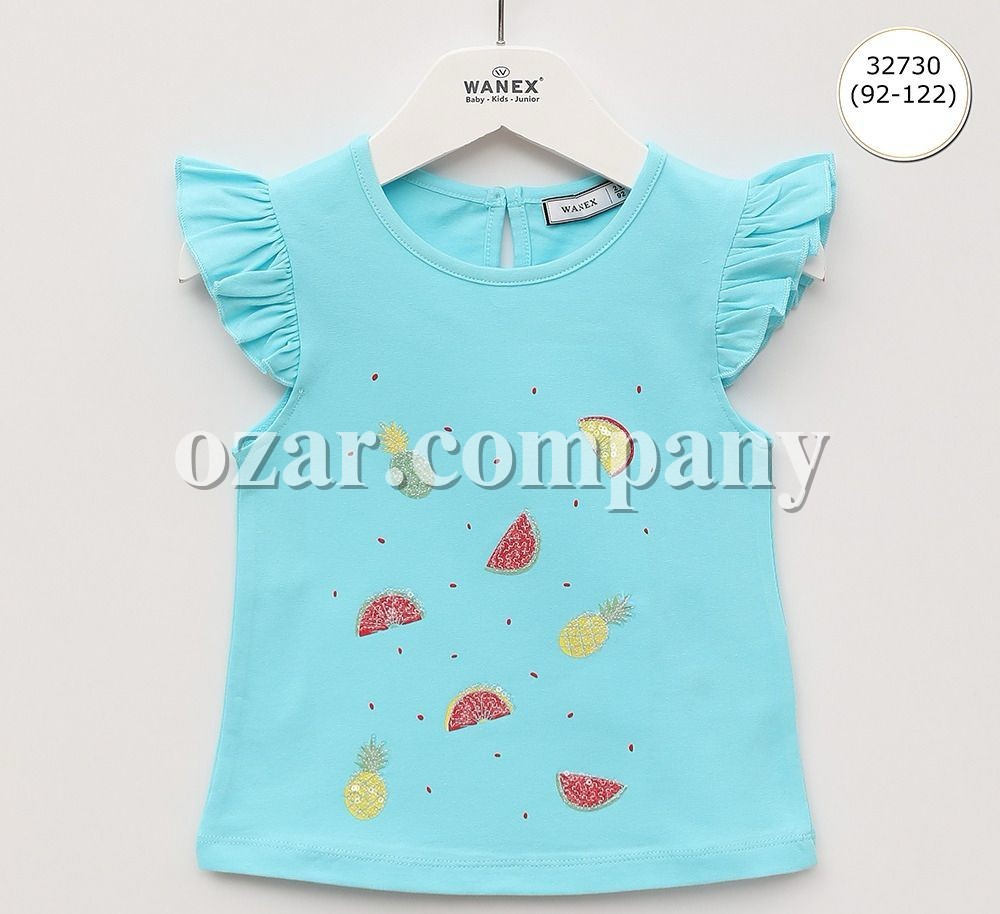 Футболка Для Девочки Wanex (2-3-4-5-6-7лет) 
