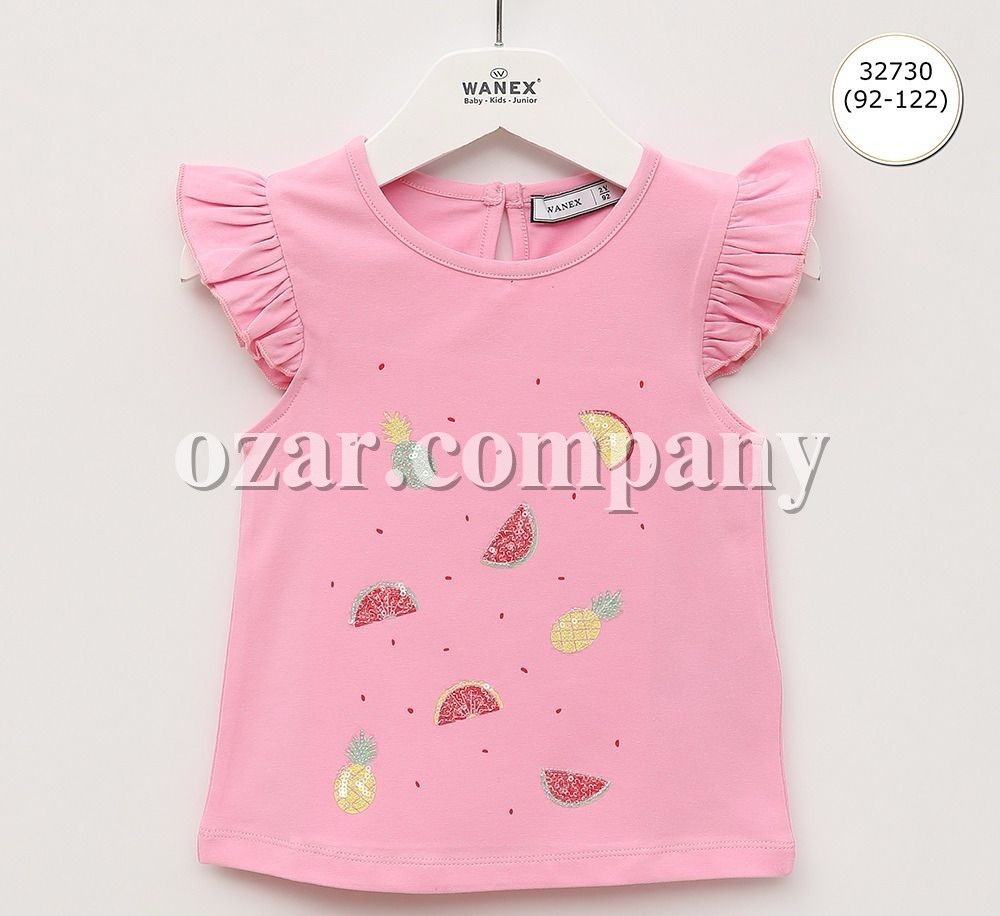 Футболка Для Девочки Wanex (2-3-4-5-6-7лет) 