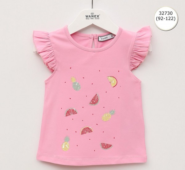 Футболка Для Девочки Wanex (2-3-4-5-6-7лет) 