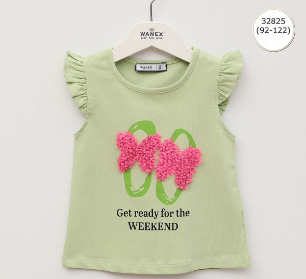 Футболка Для Девочки Wanex (2-3-4-5-6-7лет) 