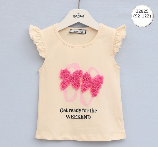 Футболка Для Девочки Wanex (2-3-4-5-6-7лет) 