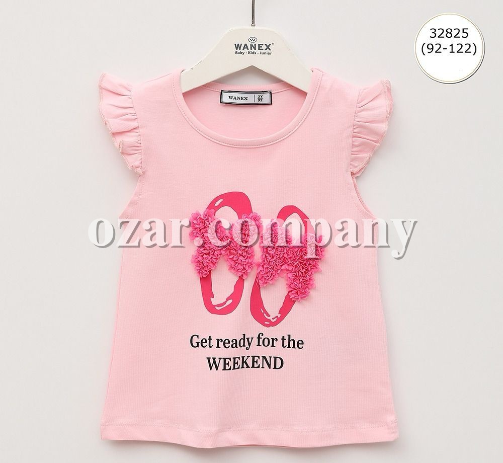 Футболка Для Девочки Wanex (2-3-4-5-6-7лет) 