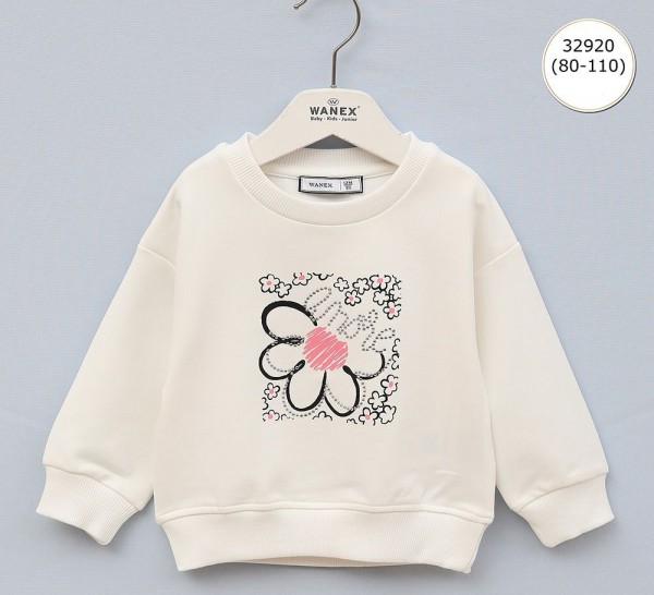 Свитшот Для Девочки Wanex (1-1.5-2-3-4-5лет) 