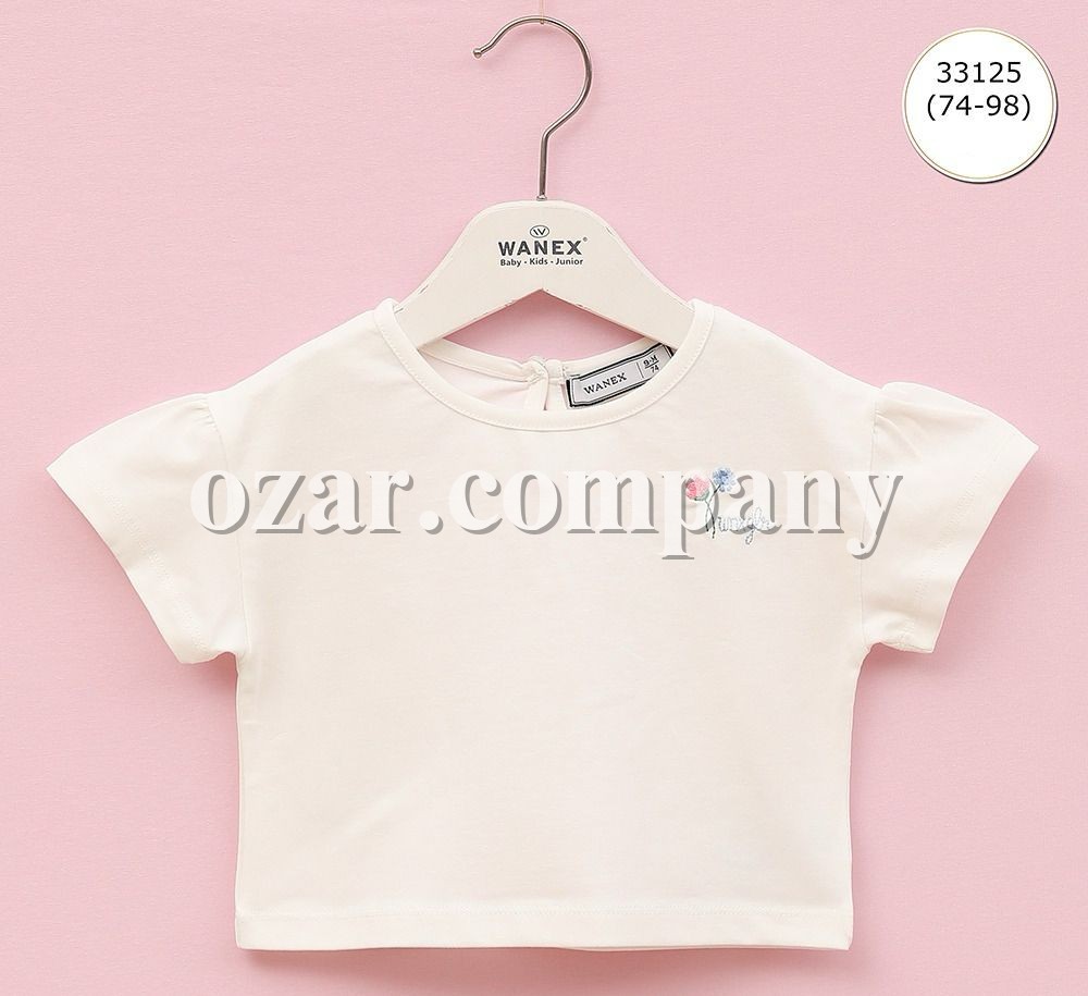 Футболка Для Девочки Wanex (9м.-1-1.5-2-3лет) 