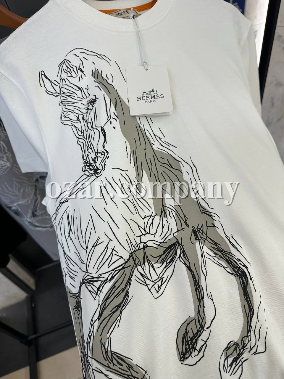 Мужская Футболка Hermes