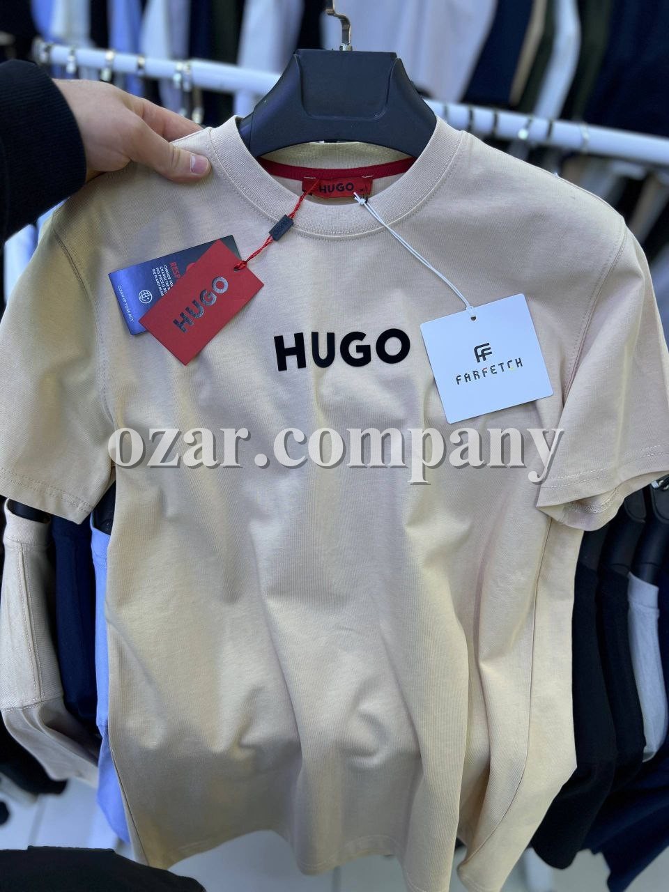 Мужская Футболка Hugo