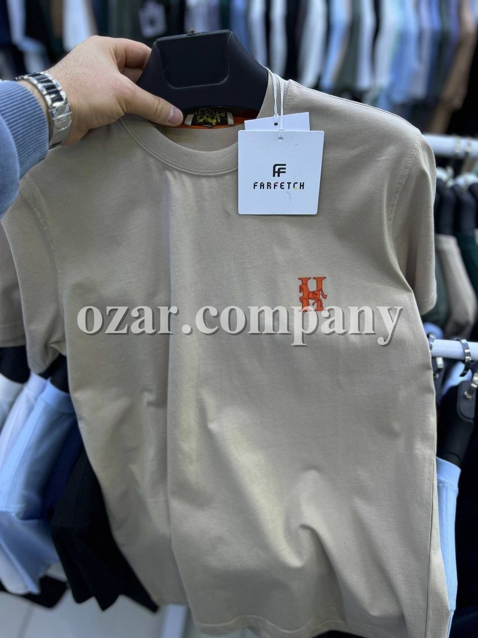 Мужская Футболка Hermes